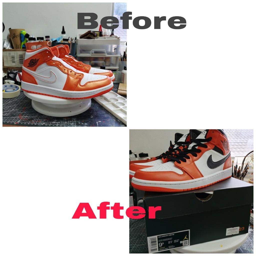 Nike air jordan 1 mid electro orange 