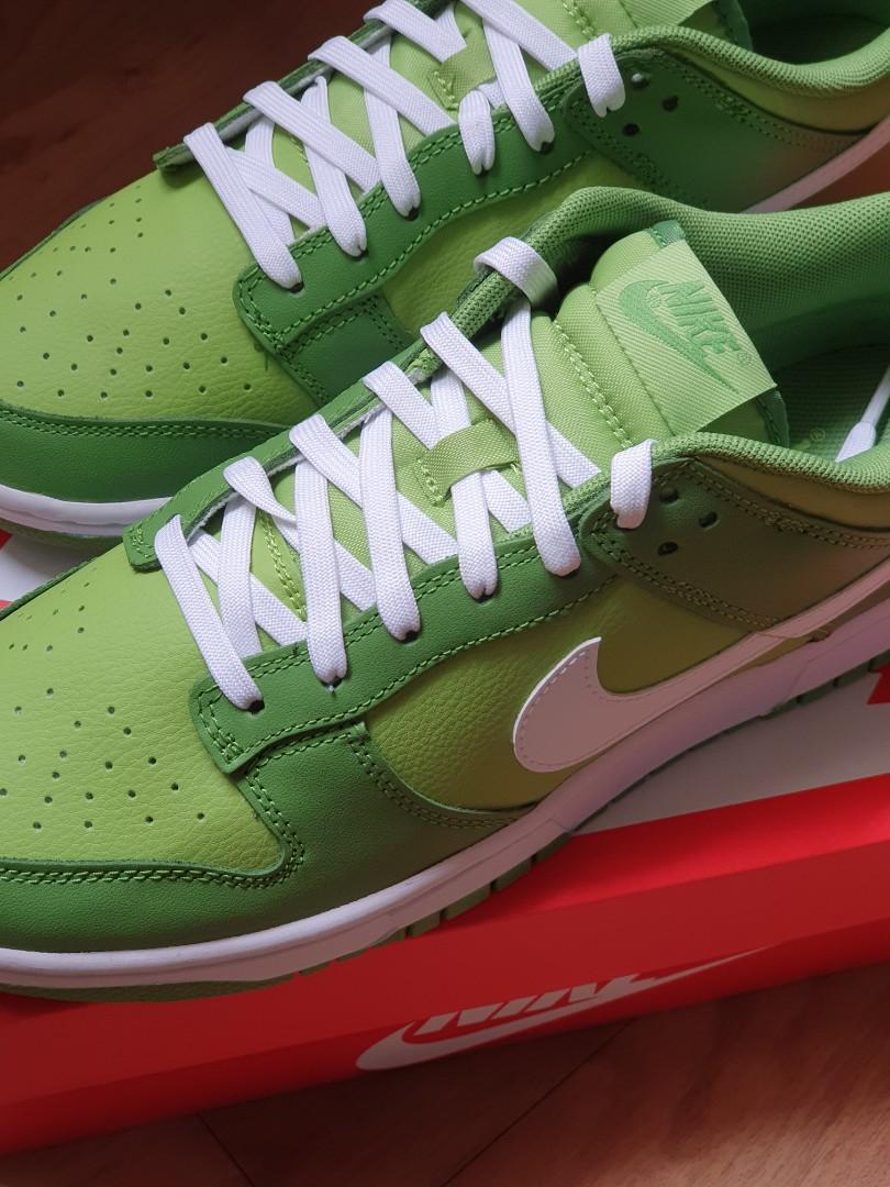 Nike Dunk Low Retro Chlorophyll Vivid Green, Men's Fashion, Footwear ...
