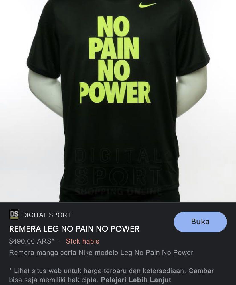 Nike no pain no power store