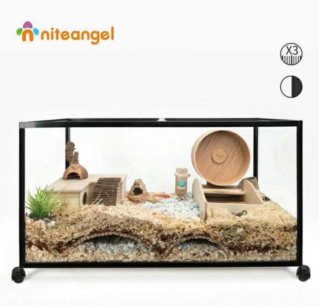 Glass tank hamster cage top