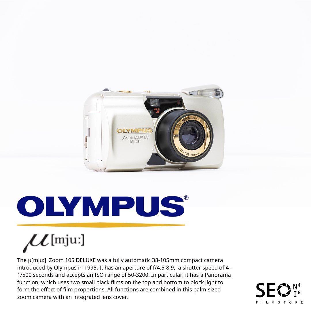 Olympus mju zoom 105 DELUXE, 攝影器材, 相機- Carousell