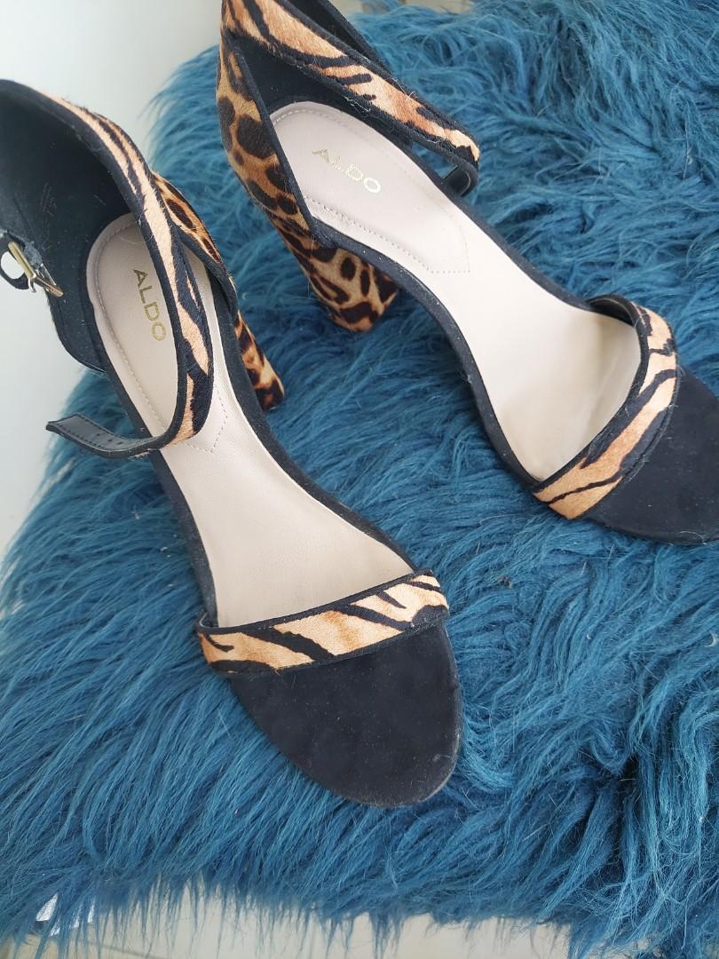 aldo leopard print heels