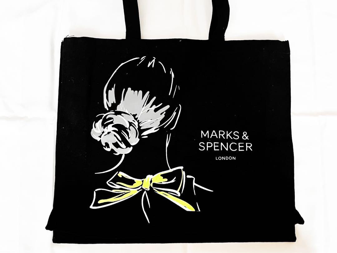 Marks and spencer hotsell black tote bag