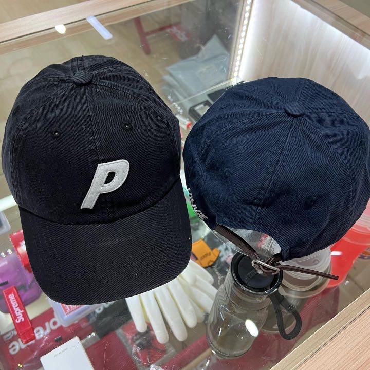 Palace Washed Twill P 6-Panel, 男裝, 手錶及配件, 棒球帽、帽 