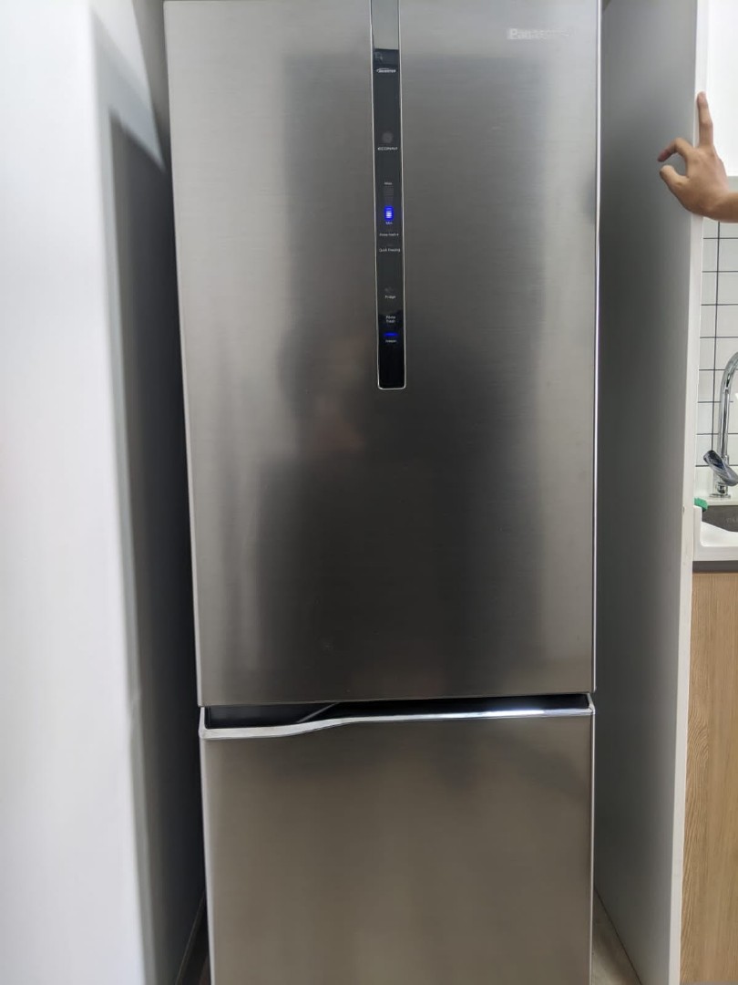 Panasonic Fridge Inverter 2door bottom freezer 322L Front door 3 rooms