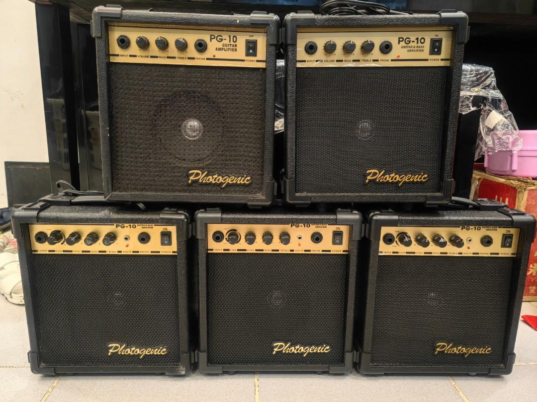 Photogenic Guitar Amplifier (Category: Soundbars, Speakers & Amplifiers) located in Talisay. Submitted by kim_rey (Listing ID 1157677960, Image 1). Description: 2k each. 1.5k each if TAKE ALL! 110volts From JAPAN.