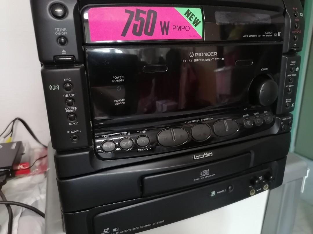 Pioneer LASER DISH ( LD) CD STEREO FM player, Audio, Soundbars