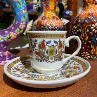 Porcelain Turkish Coffee Cup Set of 6