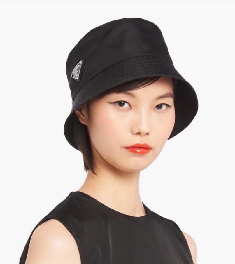 Prada bucket hat nylon deals