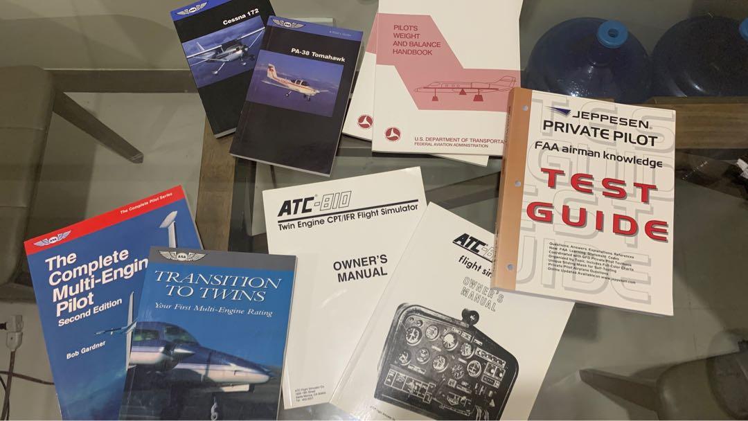 Private Pilot Aviation Books (Category: Storybooks) located in Cainta. Submitted by tinedeclutters (Listing ID 1157742724, Image 1). Description: Good day Captains, I am about to finish my flight training so I am selling these books that guided me through out my journey in the hopes that it would help another aspiring pilot 🤍 Set A (Aviation Book kit in the pic) - 11,000 negotiable. Set B (Used but not abused)- + Jeppesen Private Pilot Manual, +