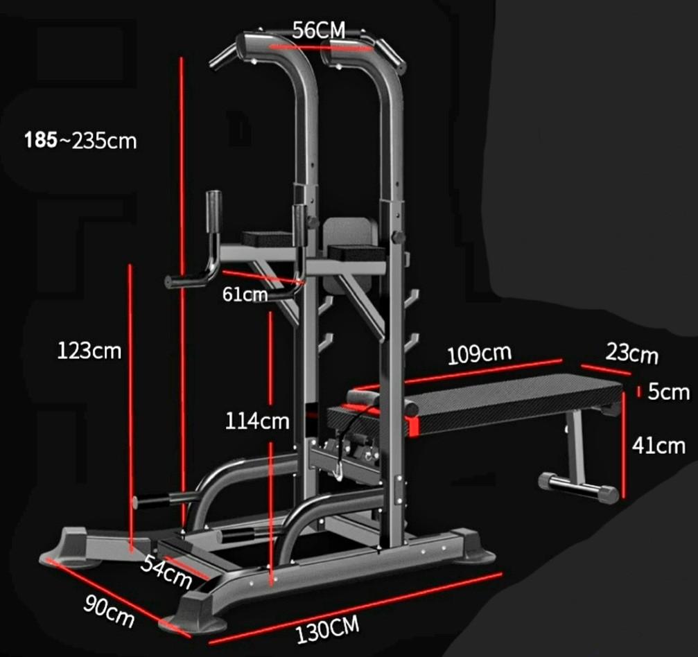 Pull Up Dip Bench Station, Sports Equipment, Exercise & Fitness, Cardio ...