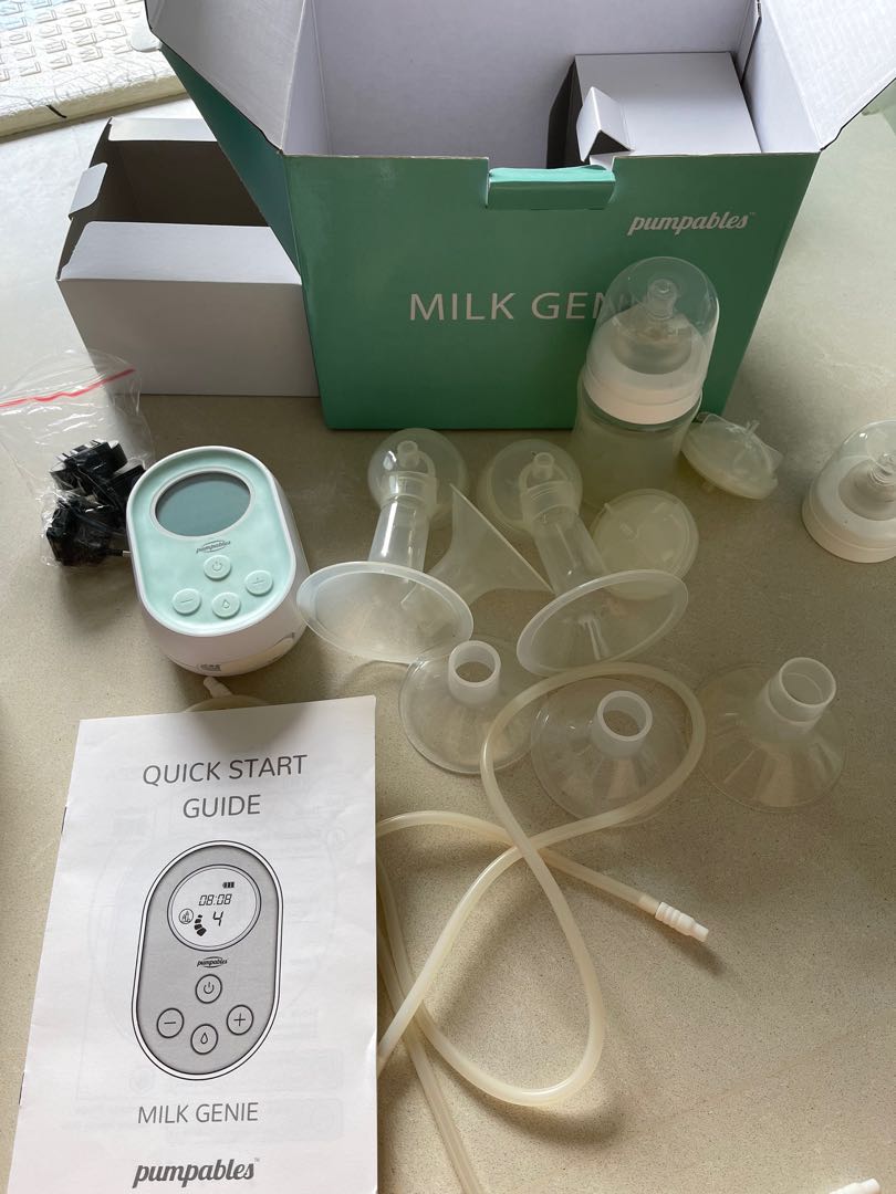 Pumpables breast pump with free milk bags, Babies & Kids, Nursing
