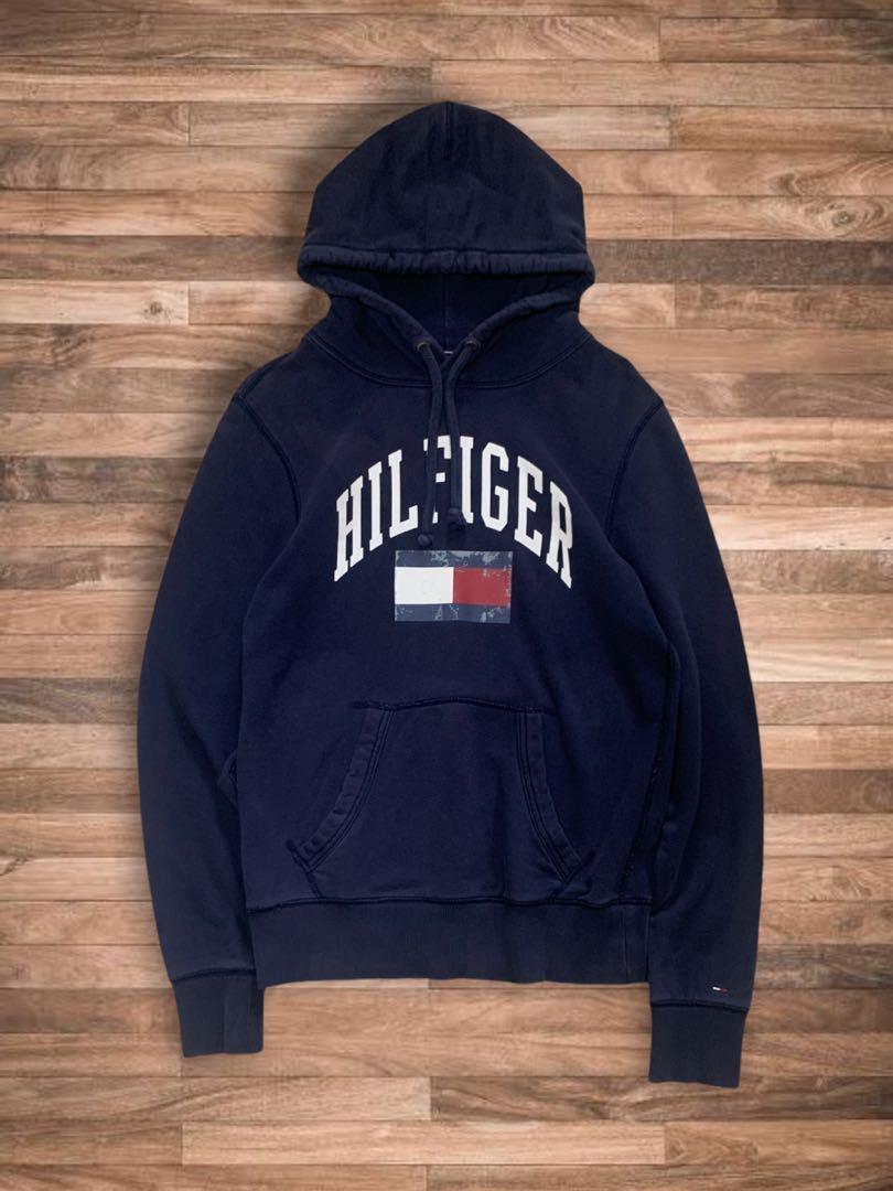 Tommy hilfiger hoodie denim discount