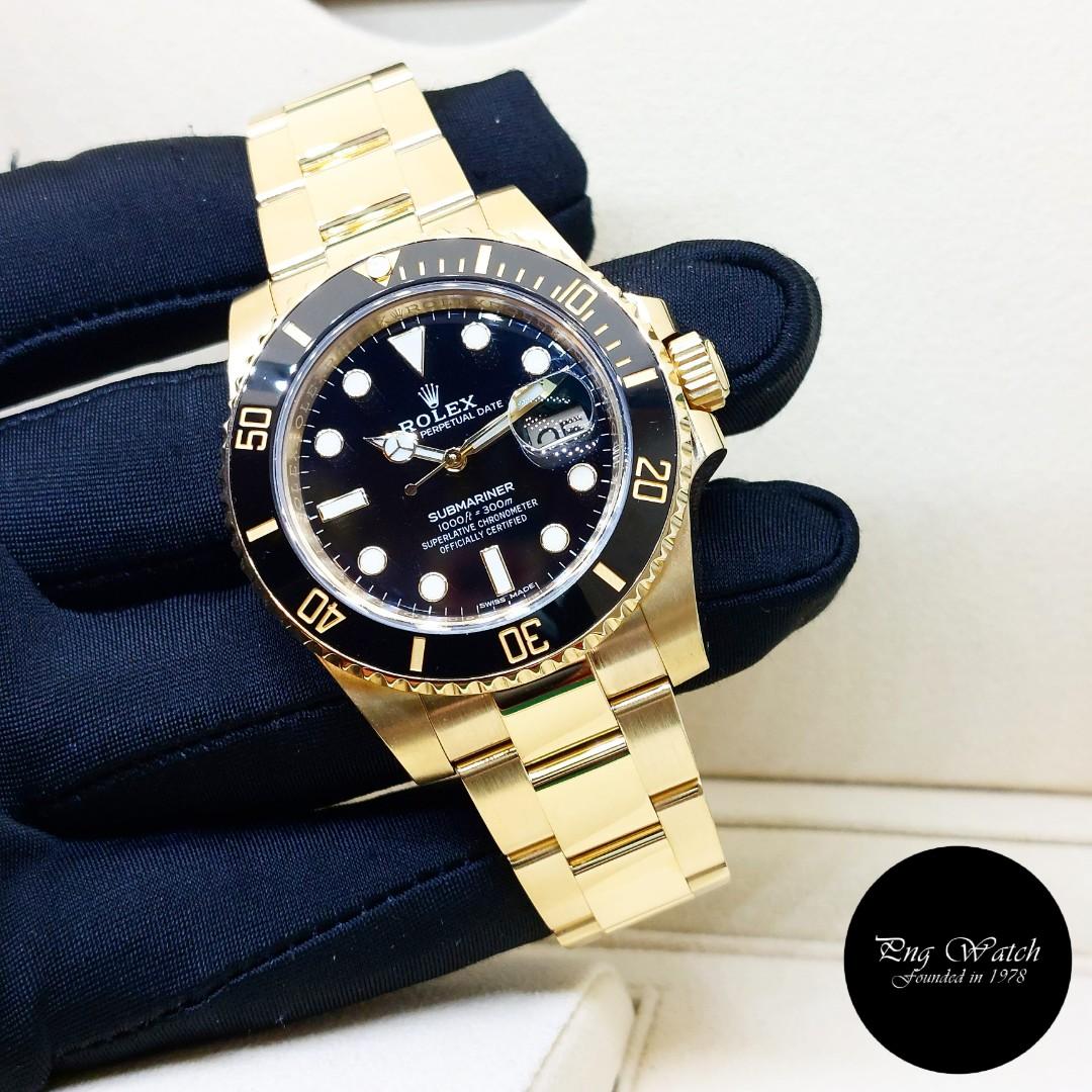 Pre-owned Rolex Submariner Gold (2018) 18kt 116618Ln