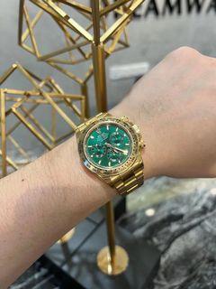 The One: The Rolex Daytona Reference 116508 in gold with a green dial