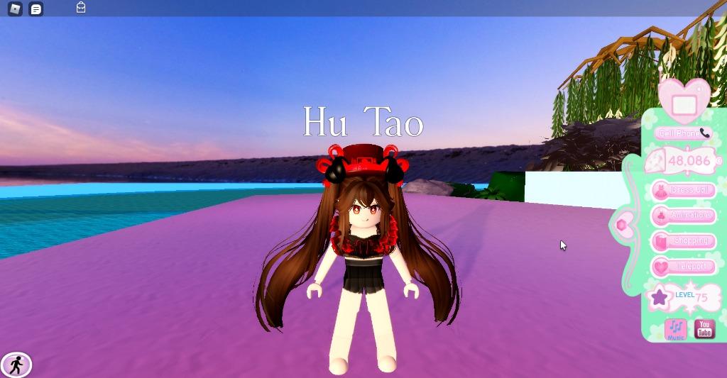 Royale High Level 75 Account On Roblox Hutao Video Gaming Gaming