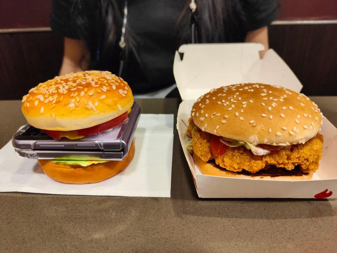 Samsung Z Flip Burger Case, Mobile Phones & Gadgets, Mobile & Gadget