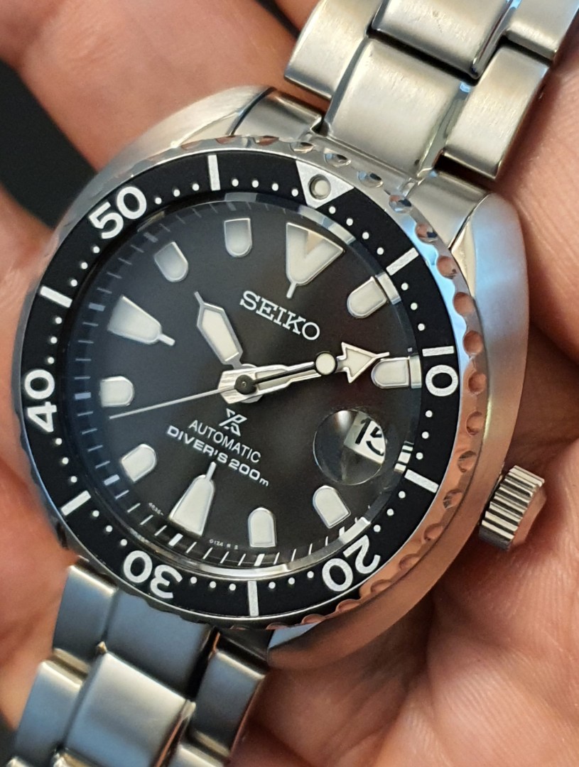 seiko mini turtle black