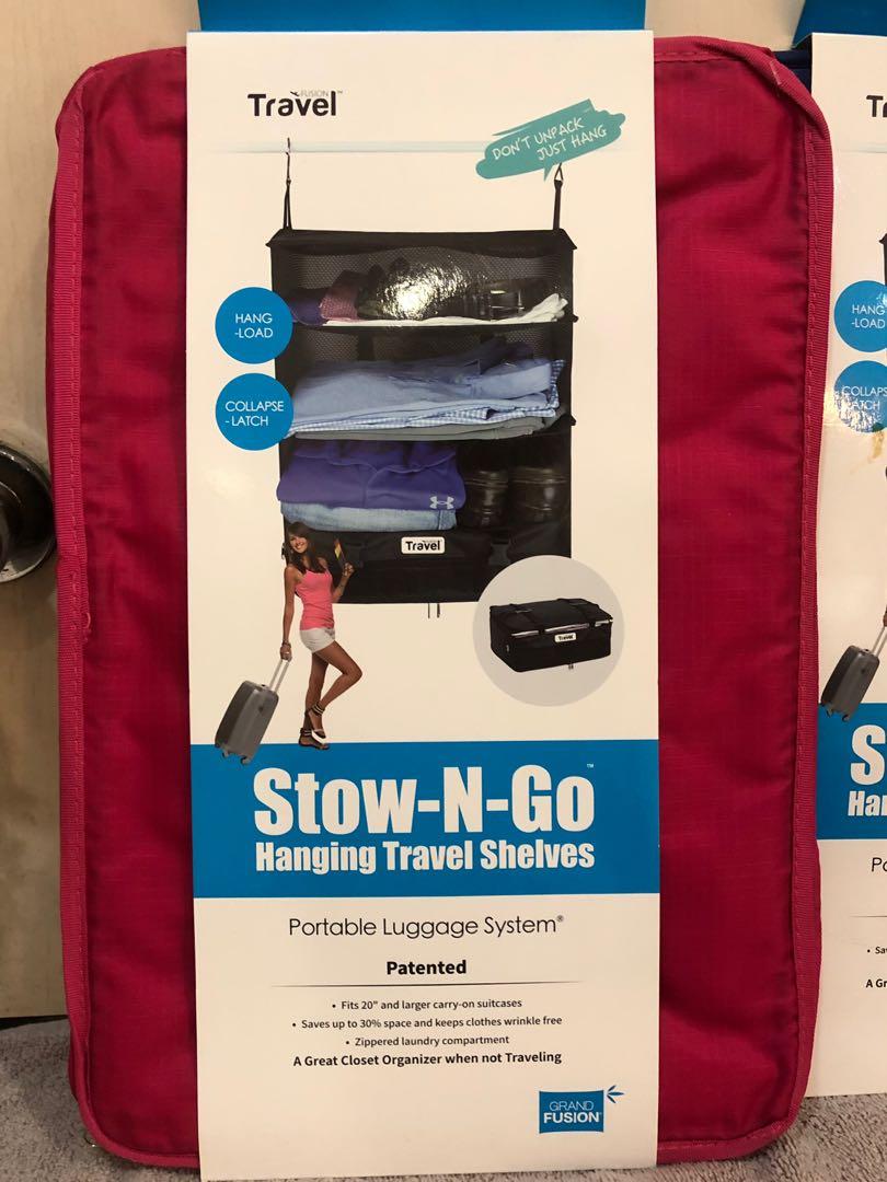 AUTHENTIC GRAND FUSION STOWNGO RED HANGING TRAVEL SHELVES, Furniture
