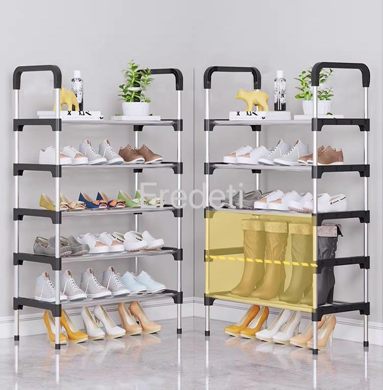 FREE COURIER Multi-Tier Shoe Rack | Durable Shelves | Compact Space ...