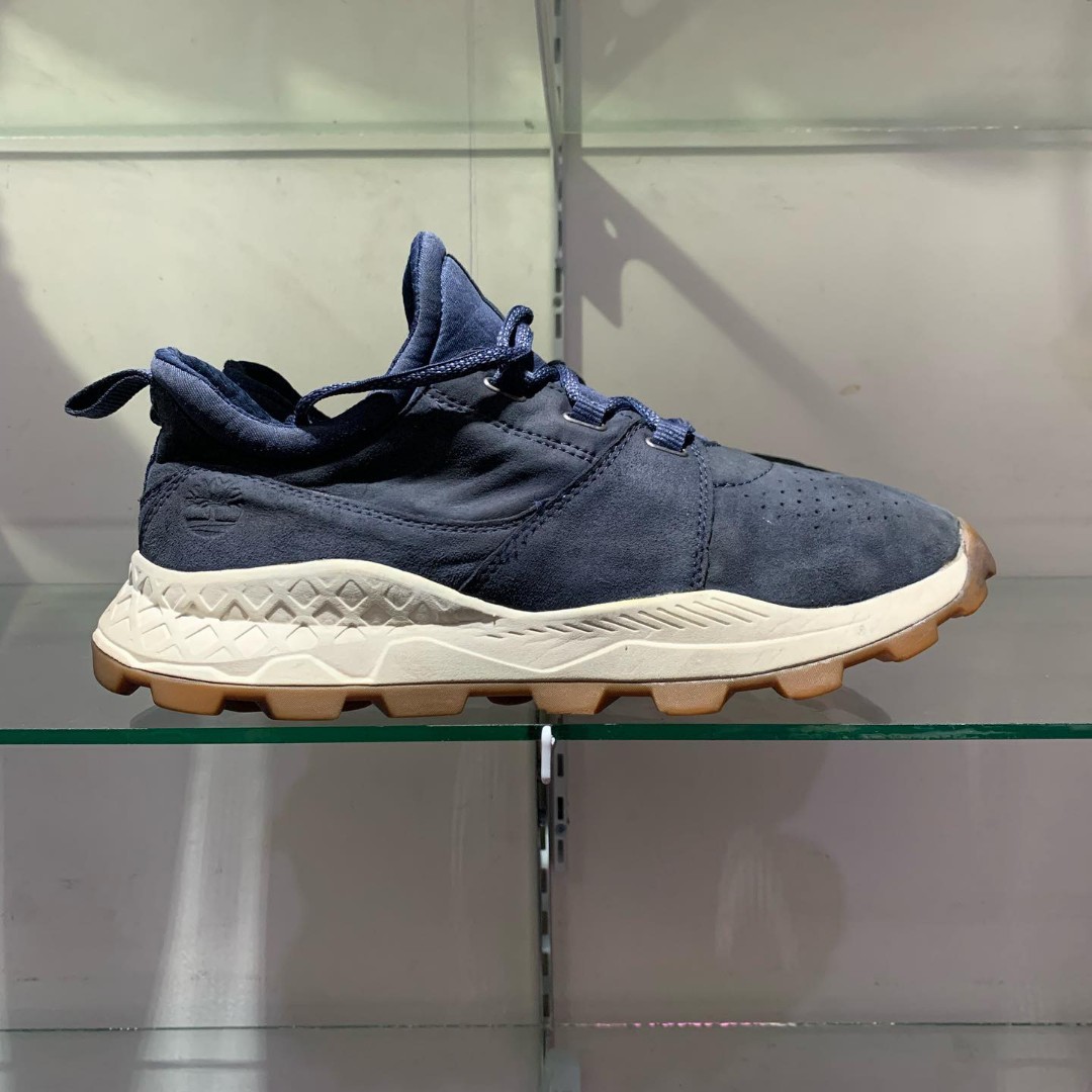 size 43) Timberland Brooklyn Lace Suede, Fesyen Pria, Sepatu , Sneakers di  Carousell