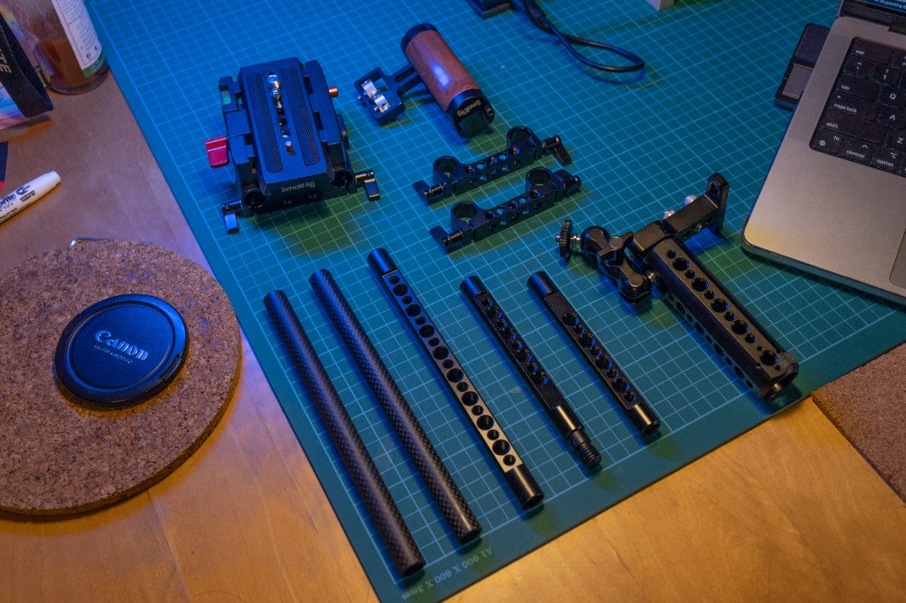 Smallrig Camera Rig Component Dual Rod System Quick Release Plate Top ...