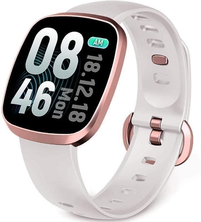 Smart Watch Fitness Tracker GT103 Rose Gold White Mobile