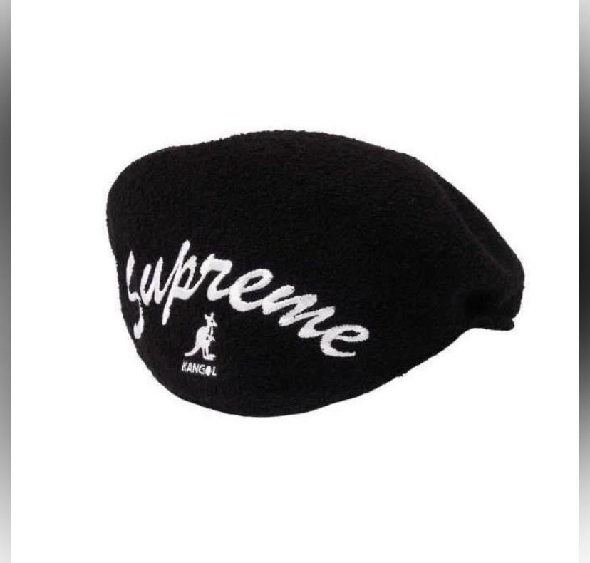 Supreme Kangol bermuda 504 hat black 小偷帽貝雷帽, 他的時尚, 飾品配件在旋轉拍賣