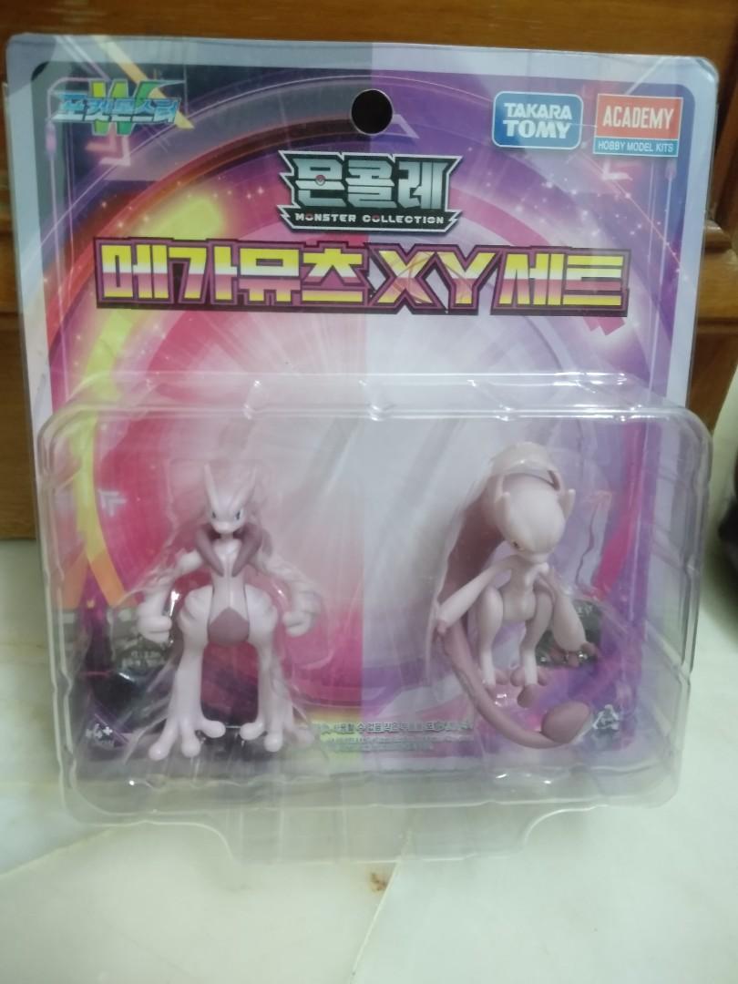 Mega Mewtwo X, Y(2 pcs)Pokemon Monster Takara Tomy Collection Figure Toy  Japan.