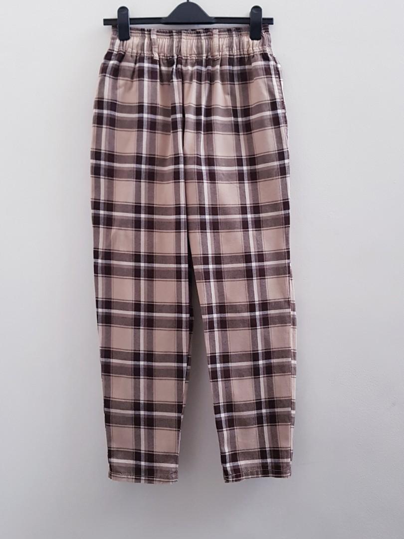 hollister mens plaid pants