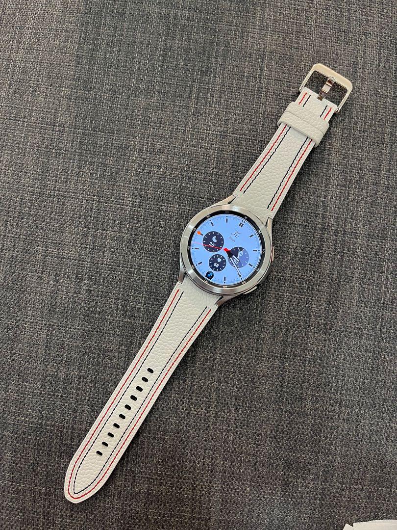 Thom Browne authentic strap + Samsung watch 4 classic 4m, Mobile Phones