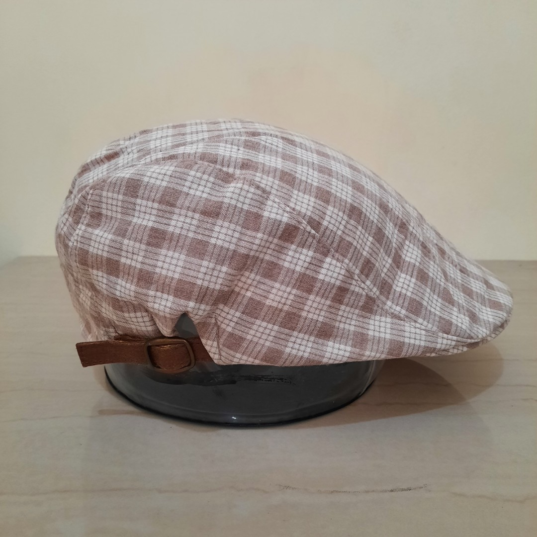 TOPI COPET FLAT CAP KOTAK SIZE S-L 
