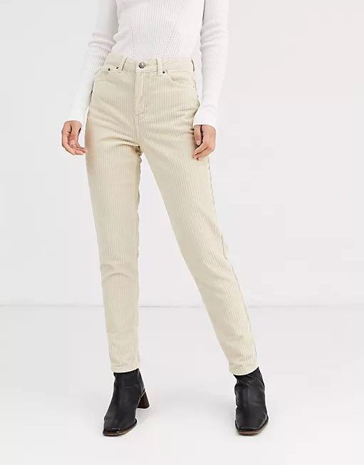 topshop mom jeans corduroy, Women's 