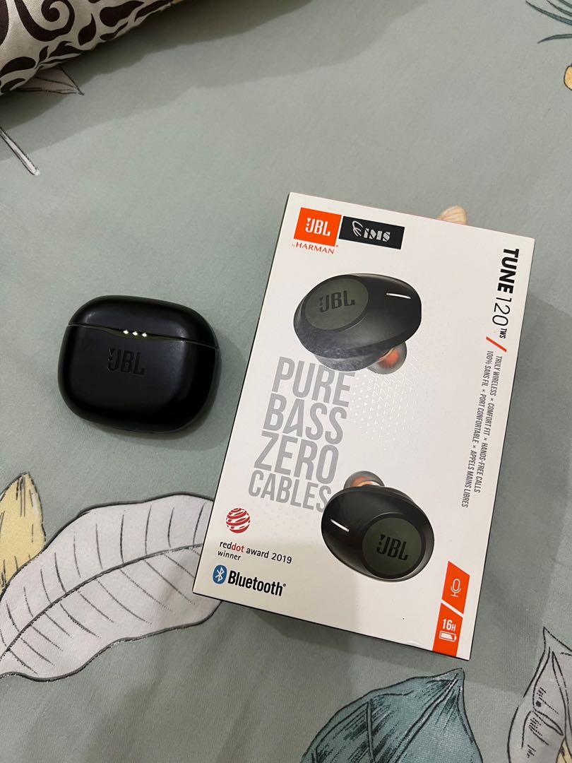 TWS JBL Tune 120 Hijau Army, Elektronik, Audio di Carousell