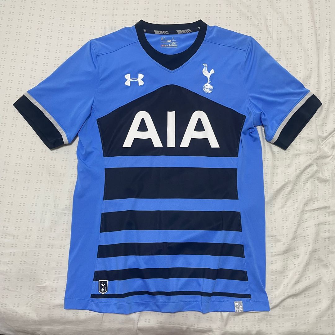UNDER ARMOUR Tottenham Hotspur Third Kit 2015/16 (L), Men's Fashion, Tops &  Sets, Tshirts & Polo Shirts on Carousell