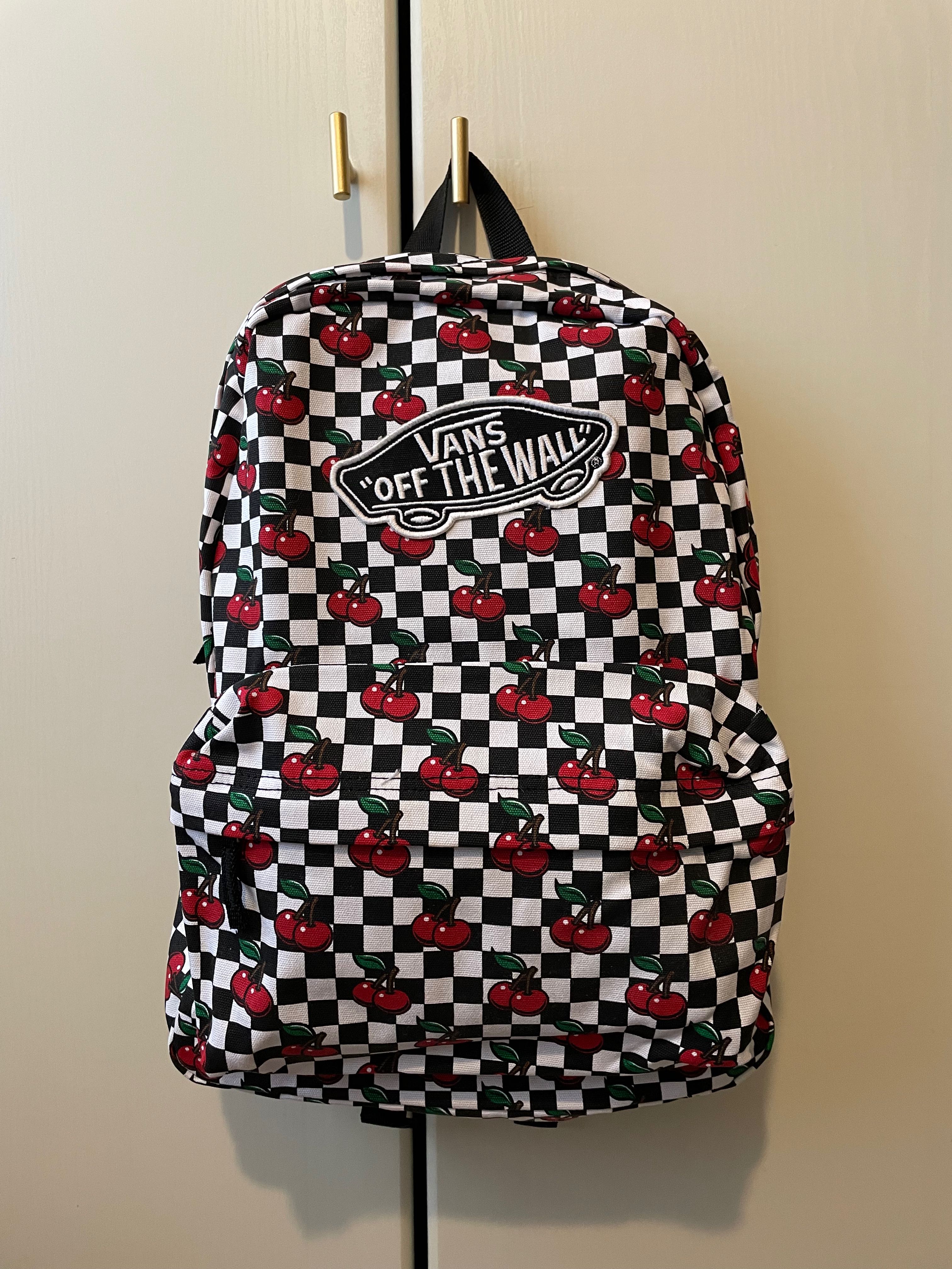 Vans checkered cherry backpack shop