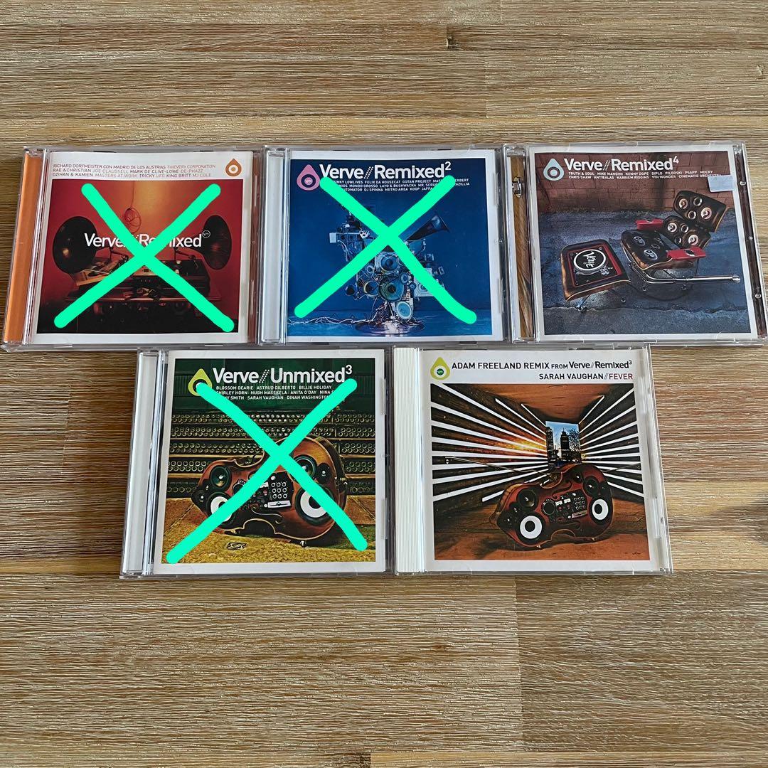 Verve “Remixed” “Unmixed” Electronic Jazz CDs $5 each