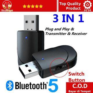VIKEFON 2 in 1 USB Audio Bluetooth 5.0 Transmitter & Receiver - KN330 TitanGadget