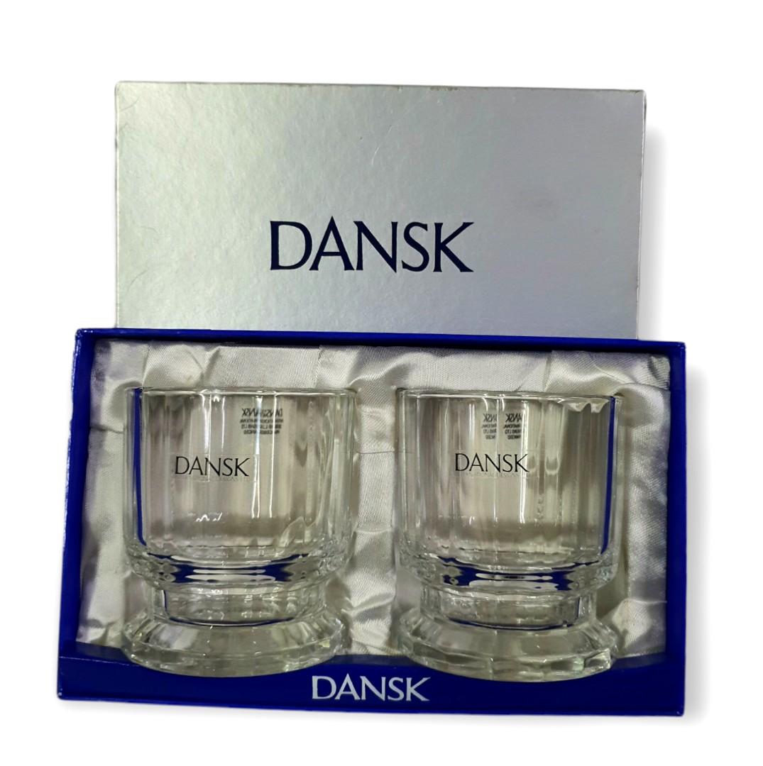 Vintage Dansk Gustav Glass (Category: Water Bottles & Tumblers) located in Quezon City. Submitted by jayrudcollection (Listing ID 1157776319, Image 1). Description: 2 Pcs. Vintage Dansk Gustav Old Fashioned glass Made in France Brand new with box.