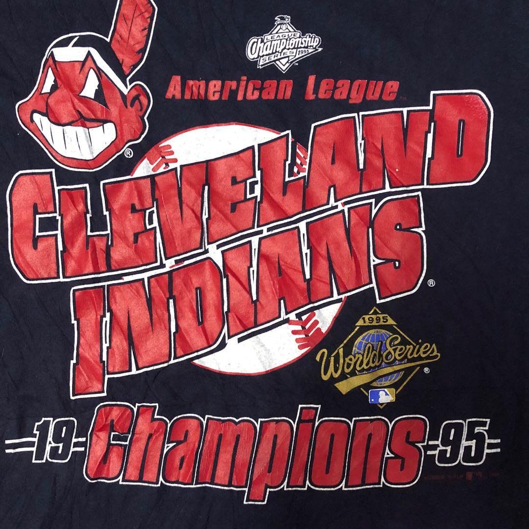 Vintage Lee Sports MLB Cleveland Indians 1996 T-shirt, Men's