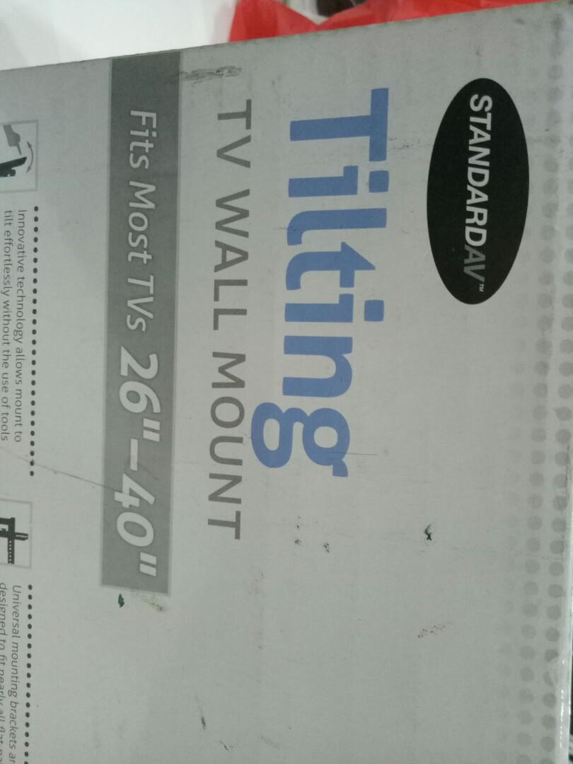 Wall mount TV bracket (Category: TV Parts & Accessories) located in Singapore. Submitted by lucky9914 (Listing ID 1157693721, Image 2). Description: brand new in box fix most TV. fixed price. selfcollect and check item upon collection .No refund /exchange. .
