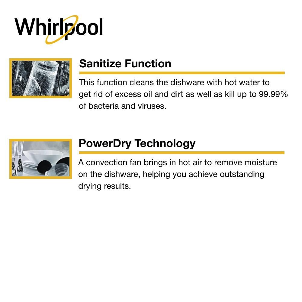 Whirlpool 40 cm Countertop Dishwasher WCTD104PH (White), Furniture & Home Living, Home