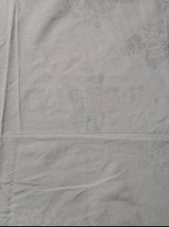 White Flower Design Table Cloth (Set of 2)