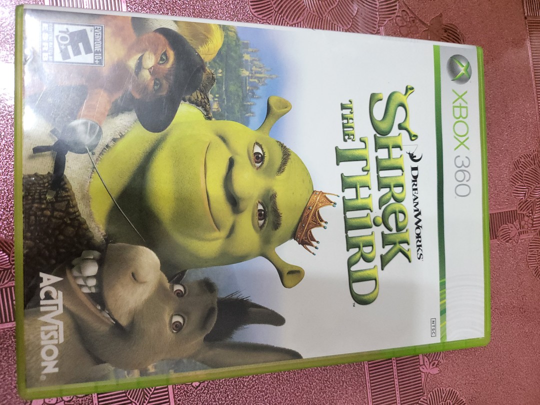 Xbox360 shrek the third, 興趣及遊戲, 玩具 & 遊戲類 - Carousell