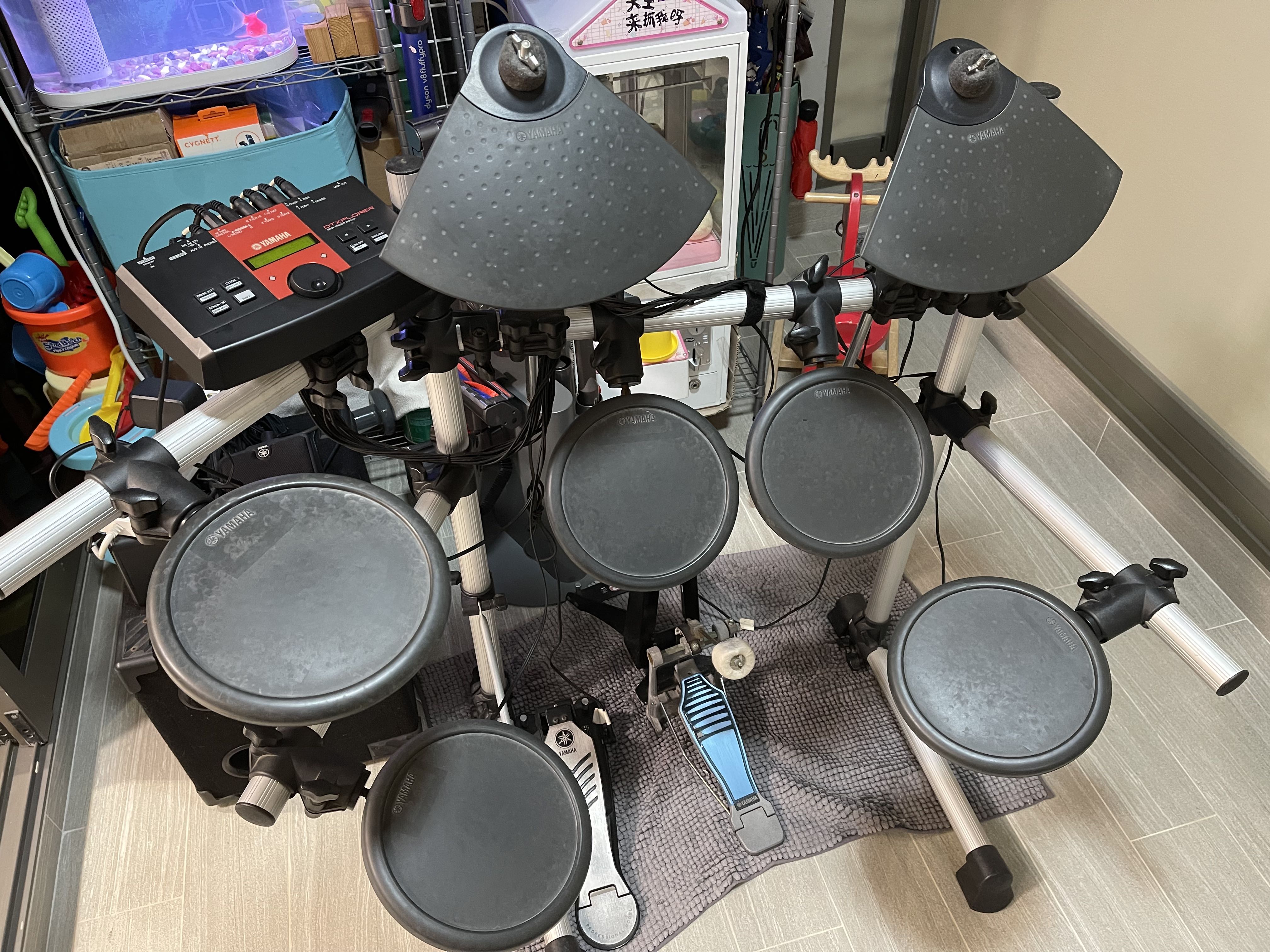 Yamaha electronic drum dtxplorer drumset, Hobbies & Toys, Music & Media