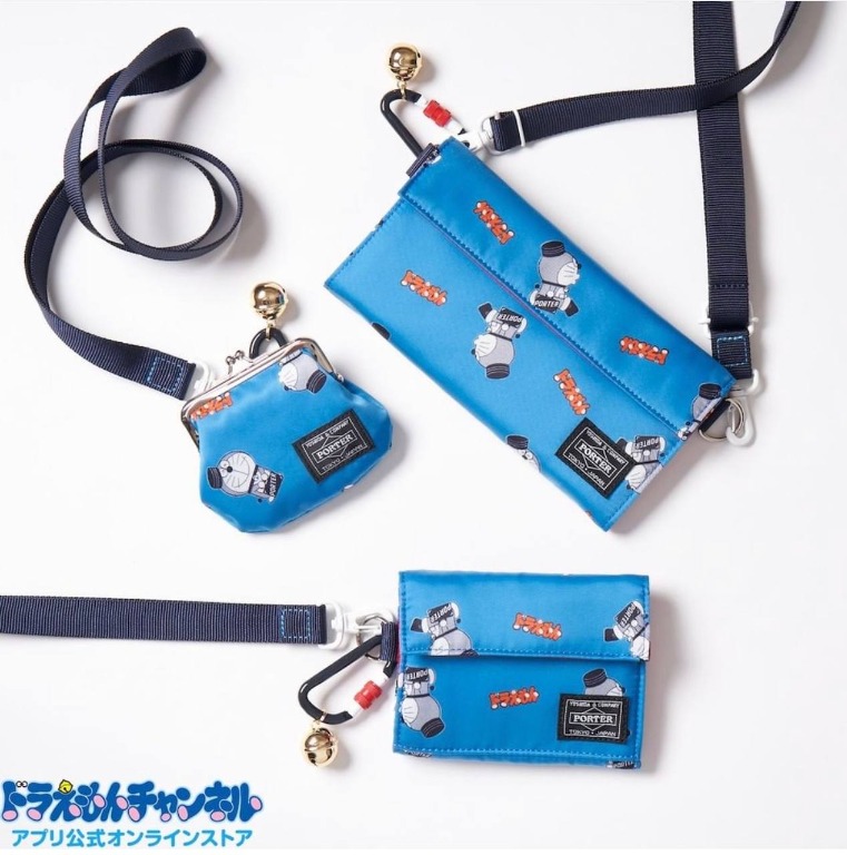 Yoshida Porter x Doraemon Wallet Long Wallet , Men's Fashion, Tops