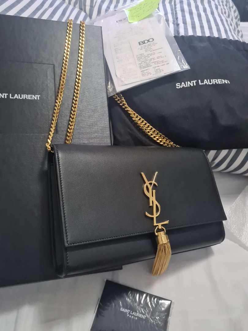 ysl kate medium grey