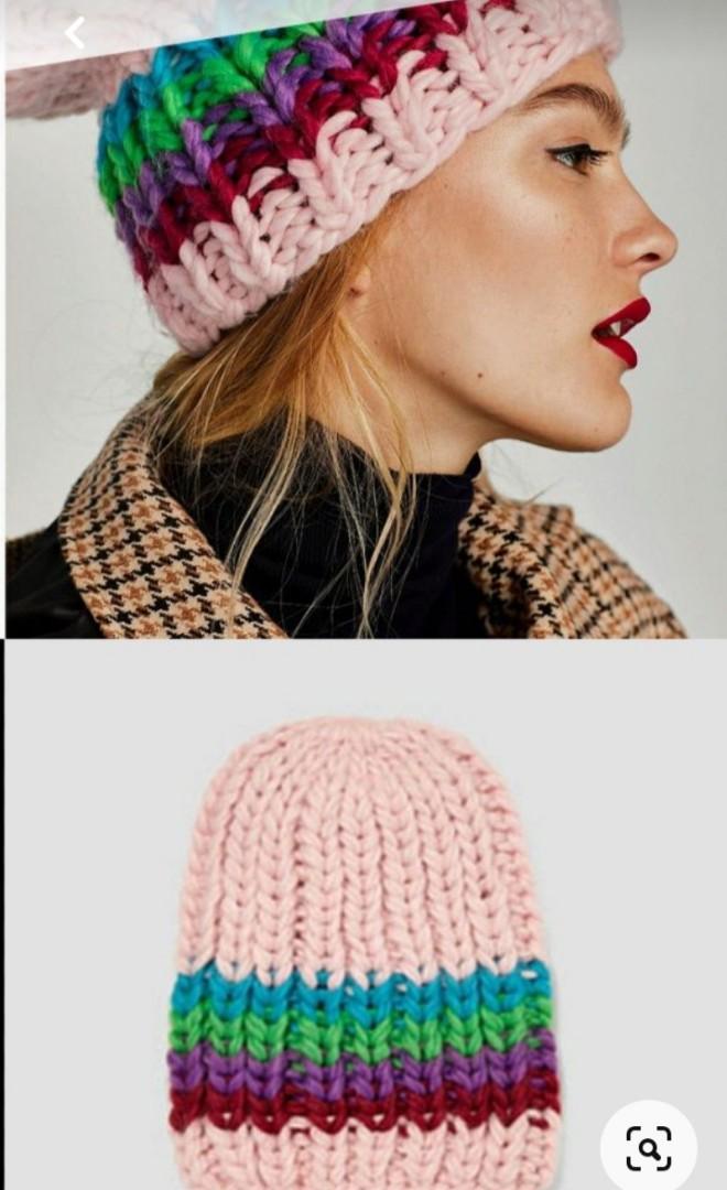 ZARA BEANIE, Fesyen Wanita, Aksesoris 