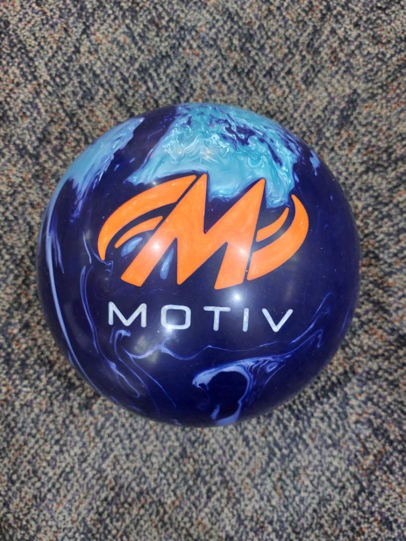 14lbs Motiv Blue Coral Venom Bowling Ball, Sports Equipment, Sports