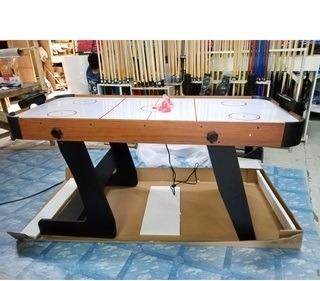 28x60 Inches Folding Air Hockey Table with complete accessories / recreational activity / brandnew